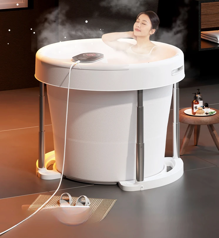 

Automatic heating bath tub, folding bathtub, children's bath tub, whole body steaming, intelligent thermostatic bath bucket