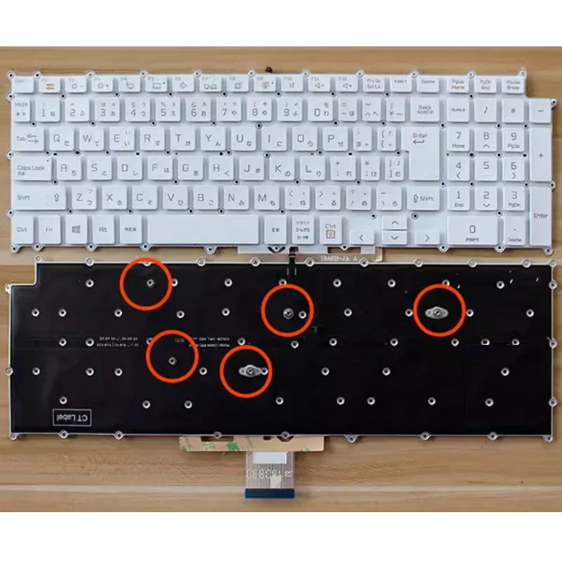 Clavier d'ordinateur portable avec rtro-clairage, pour LG gram 17 2020 modle 17Z90N
