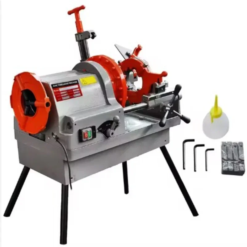 Desktop electric tube threading machine