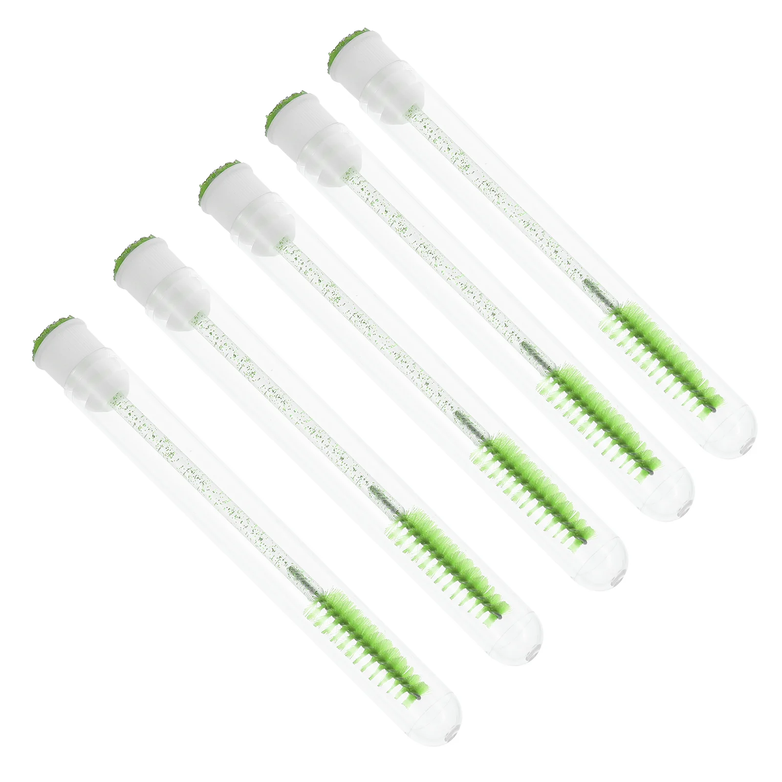 Brosse à mascara en diamant, applicateur de cils, baguettes biseautées, peigne de maquillage en plastique, tube pour les yeux, 10 pièces