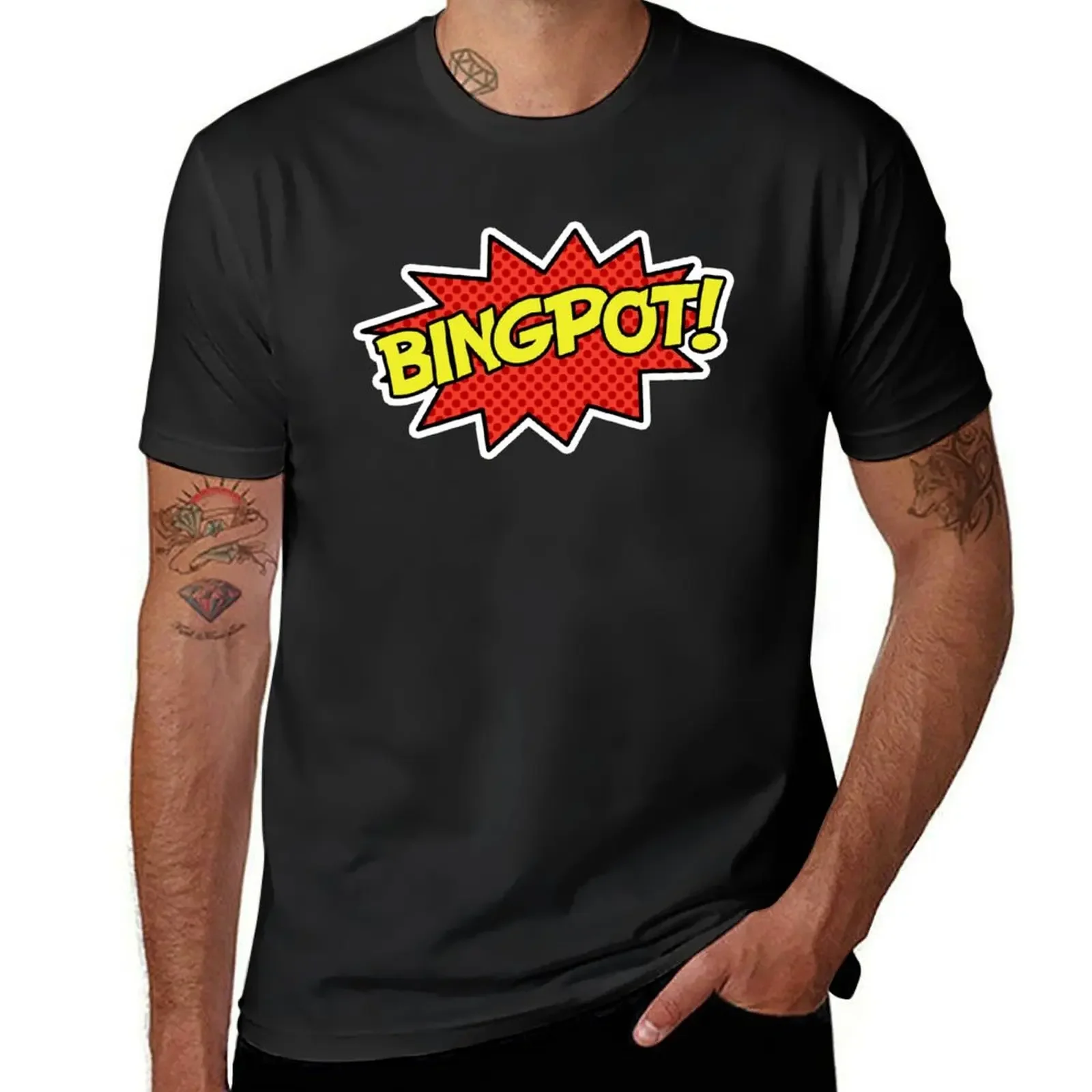 BINGPOT! T-Shirt for a boy anime plain t shirts men