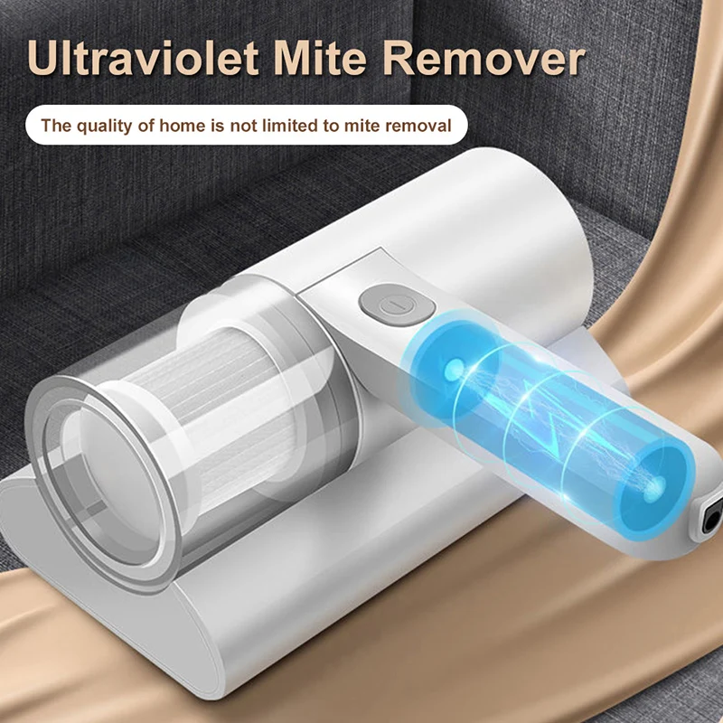 Handheld Uv Mite Remover Bed Mattress Sofa Pillows Mite Removal Device Wireless Vacuum Cleaner Lint Remover For Home Cleaner