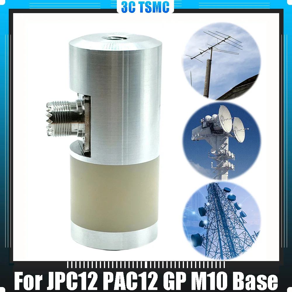 

Base M10 Base Aluminum Alloy Base for JPC12 PAC12 GP Antenna Short Wave Antenna
