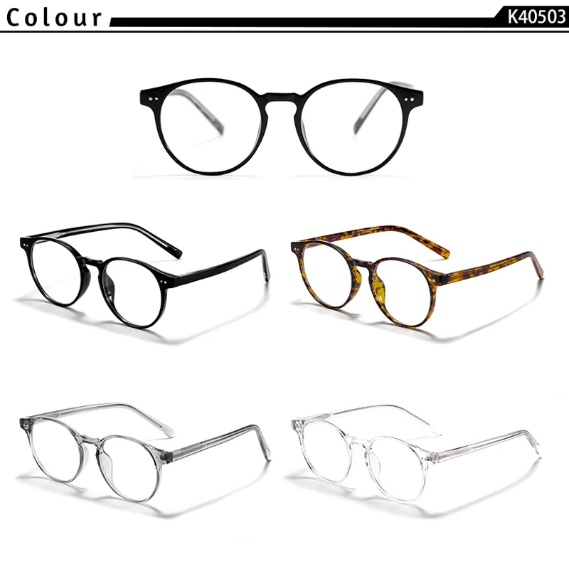 CATERSIDE Vintage Runde Männer Brille Rahmen Hochwertige Marke Design Anti Blau Licht Lesebrille Frauen Optische Rahmen – Detail 3