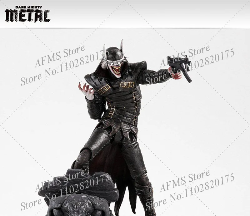 LPZZ Toys Sammelfigur im Maßstab 1:12, Crazy Laughing Bat Dolls, Dark Night Metal, 6 Zoll, Actionfigur-Modell für Männer und Soldaten