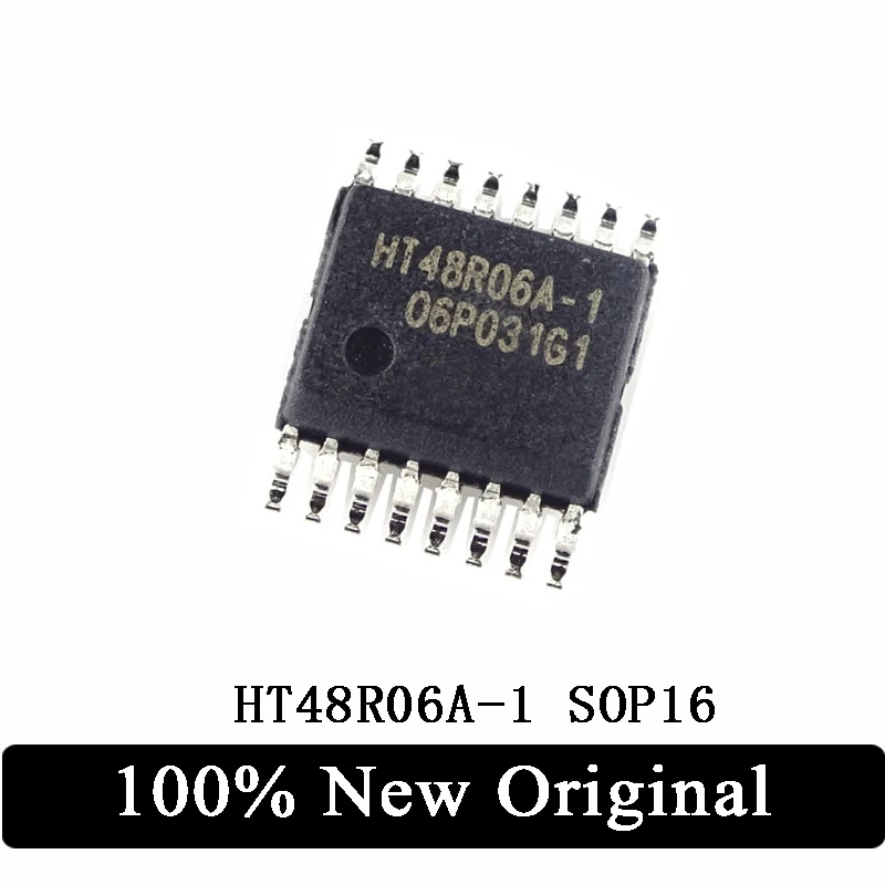 10Pcs 100% New Original HT48R06A-1 SOP16 package io type eight-bit microcontroller IC Chip In Stock