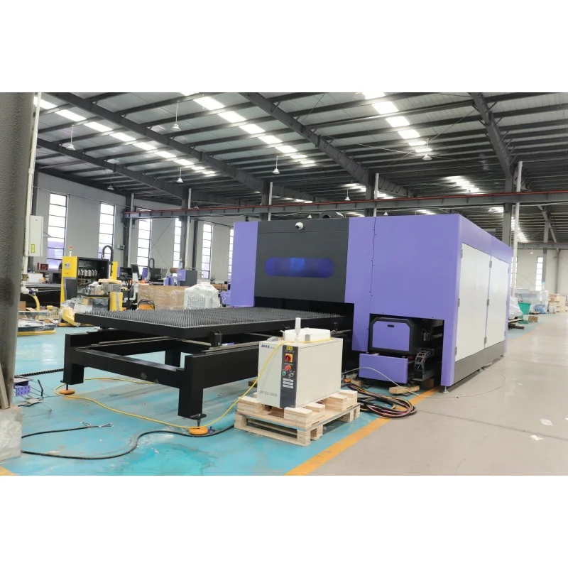 Full Enclosed cnc Laser Cutter Automatic Loading Metal AKJ1530FBCR 2560 Fiber Laser Cutting Machine 6000w 12kw