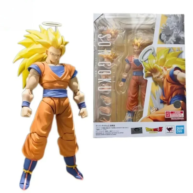 

In Stock Bandai SHF Dragon Ball Z Super Saiyan 3 Son Goku Action Figure, Collectible, Gift for Boys