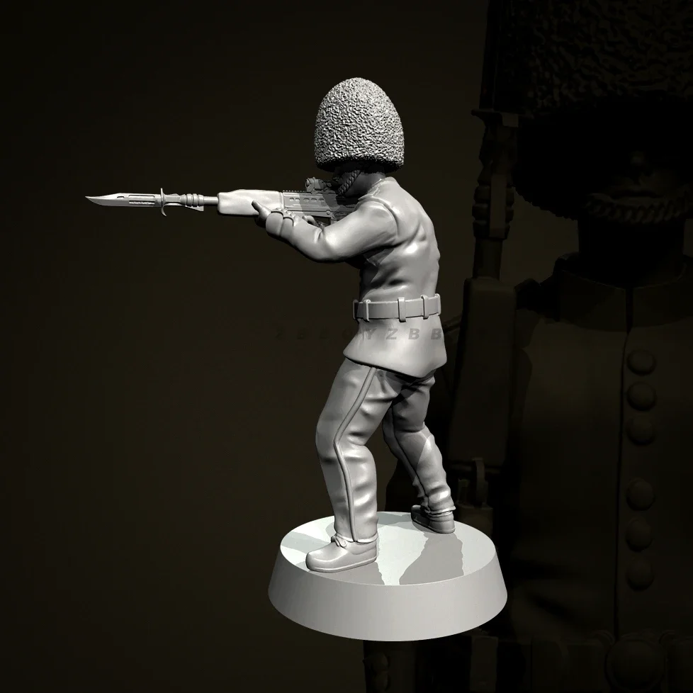 

Overall heights 25mm 38mm 50mm Resin Soldier model colorless and self-assembled （3D Printing ）TD-7376/3D