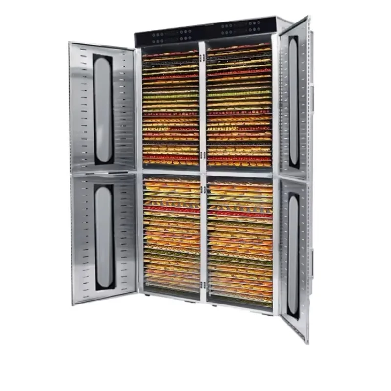 

Industrial Food Dehydrator 110/220/380V Commercial 96 Racks Stainless Steel Trays Dehydrated Fruit Machine for Fruit Vegetable