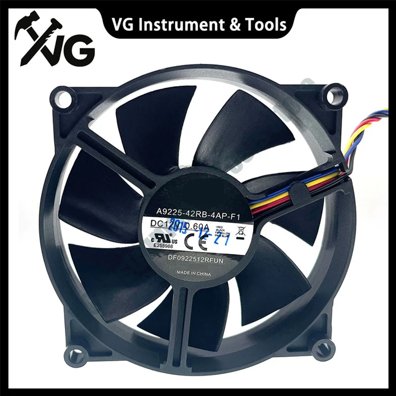 novo-para-a9225-42rb-4ap-f1-df0922512rfun-cpu-dissipador-de-calor-cooler-pwm-ventilador-de-refrigeracao-92x92x25mm-92mm-90mm-12v-060a-3800rpm-alta-velocidade