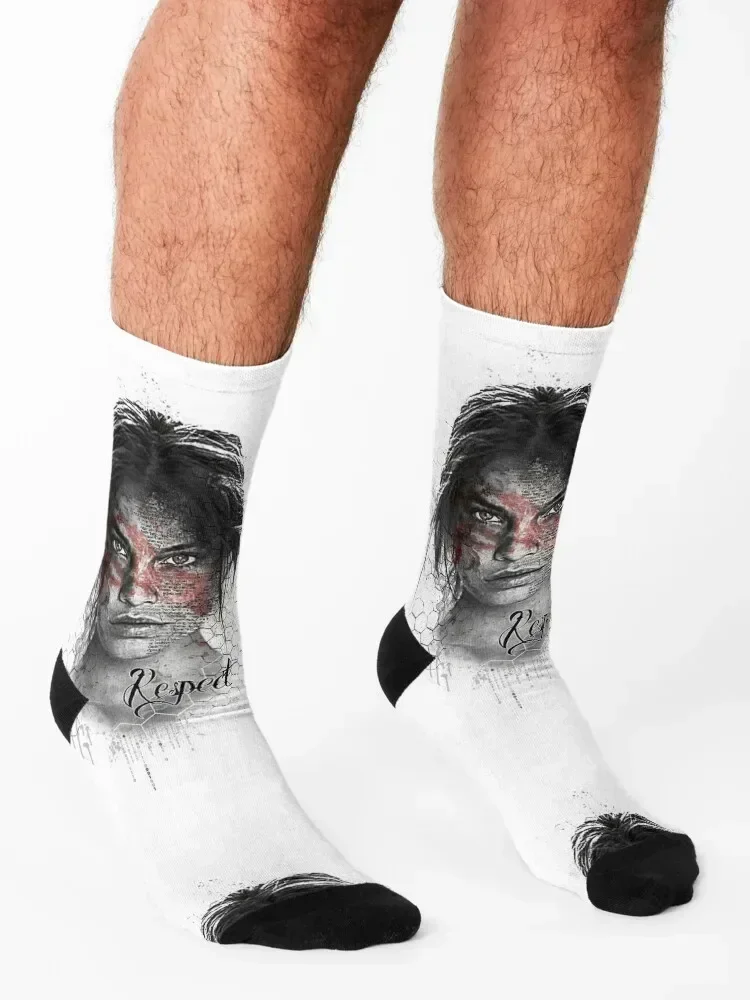 respect Socks professional running Christmas hip hop Antiskid soccer Woman Socks Men's