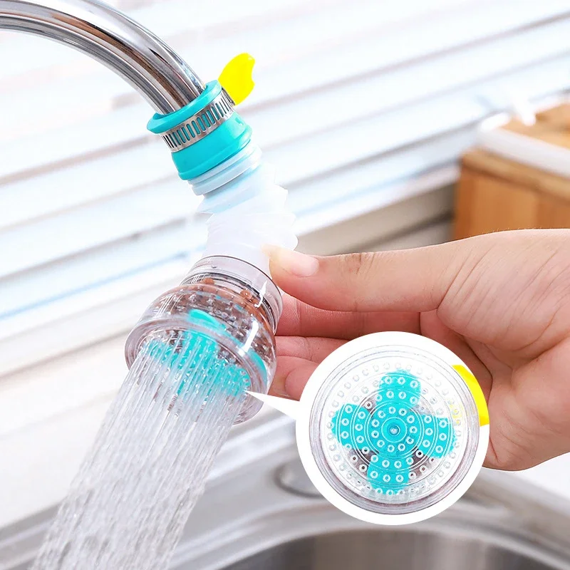 1PC Universal 360Rotation Faucet Bubbler Swivel Water Saving Economizer Head Shower Kitchen Faucet Nozzle Adapter Sink Accessory