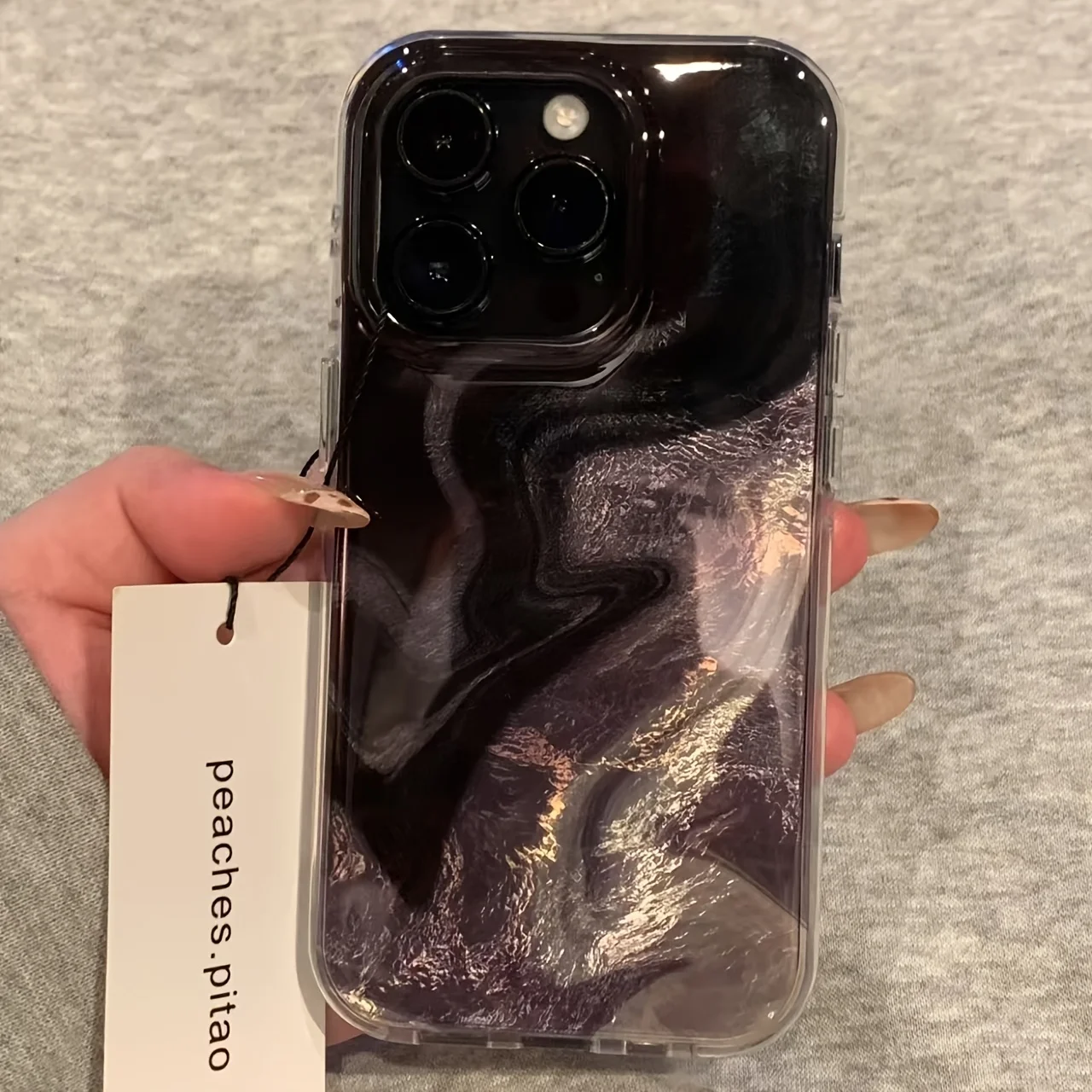 Advanced marble Texture Luxury Pattern Girl Phone Case For iPhone 17 16 15 14 13 12 11 Pro Max 7 8 Plus XR XS Silicone TPU Cover
