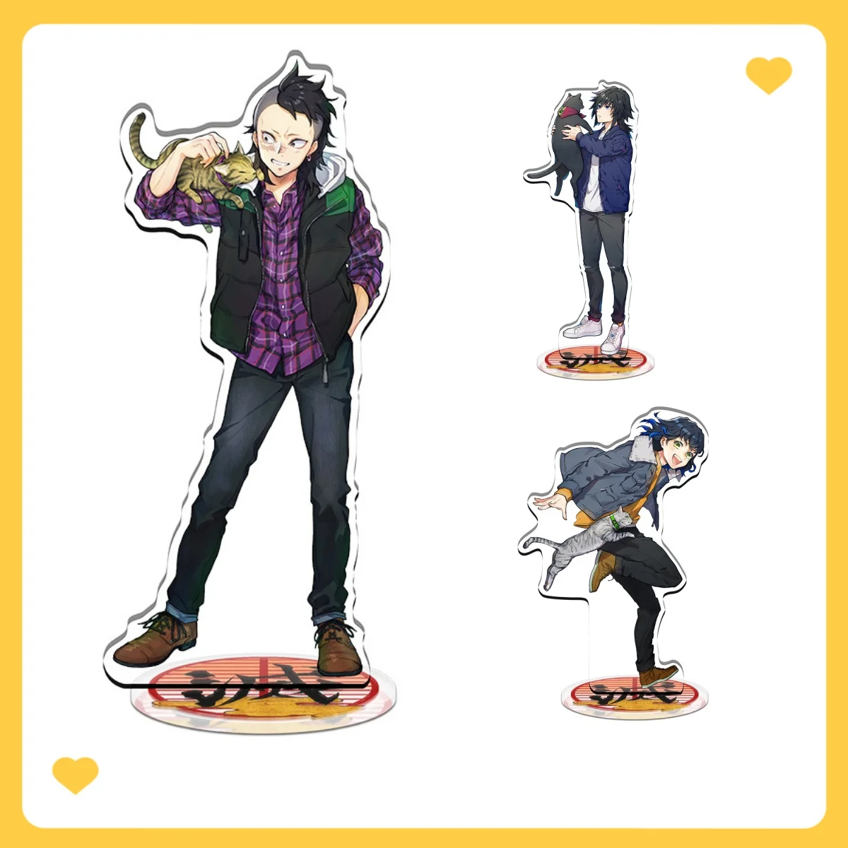 

demon slayer peripheral millet cartoon acrylic stand animation character desktop decoration pvc men and women birthday gift toys