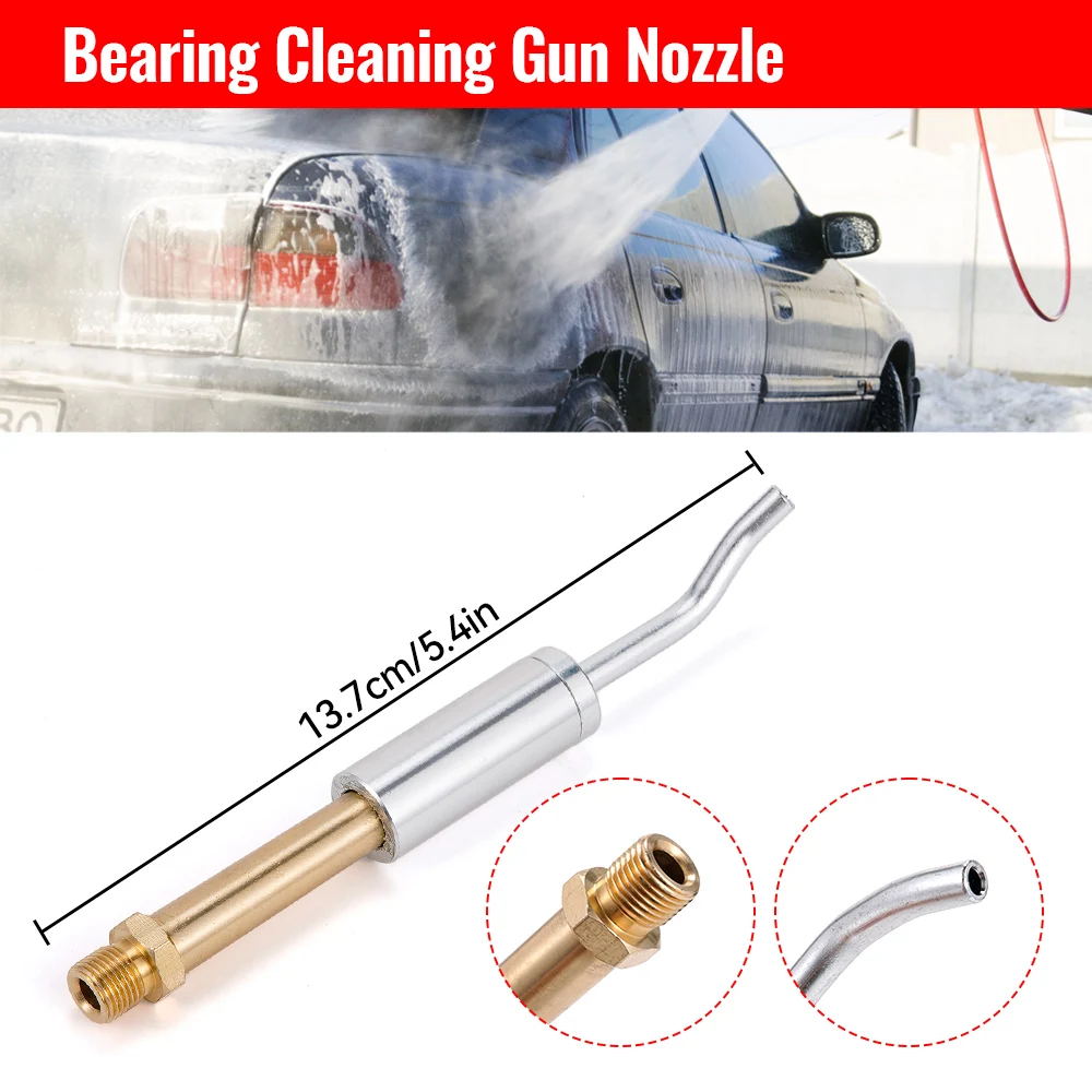 

Car Nozzle Connector Cleaning Head 13.7cm For Tornado Washing Gun Bearing Connector Accessorie High Pressure Washer Cleaner Tool