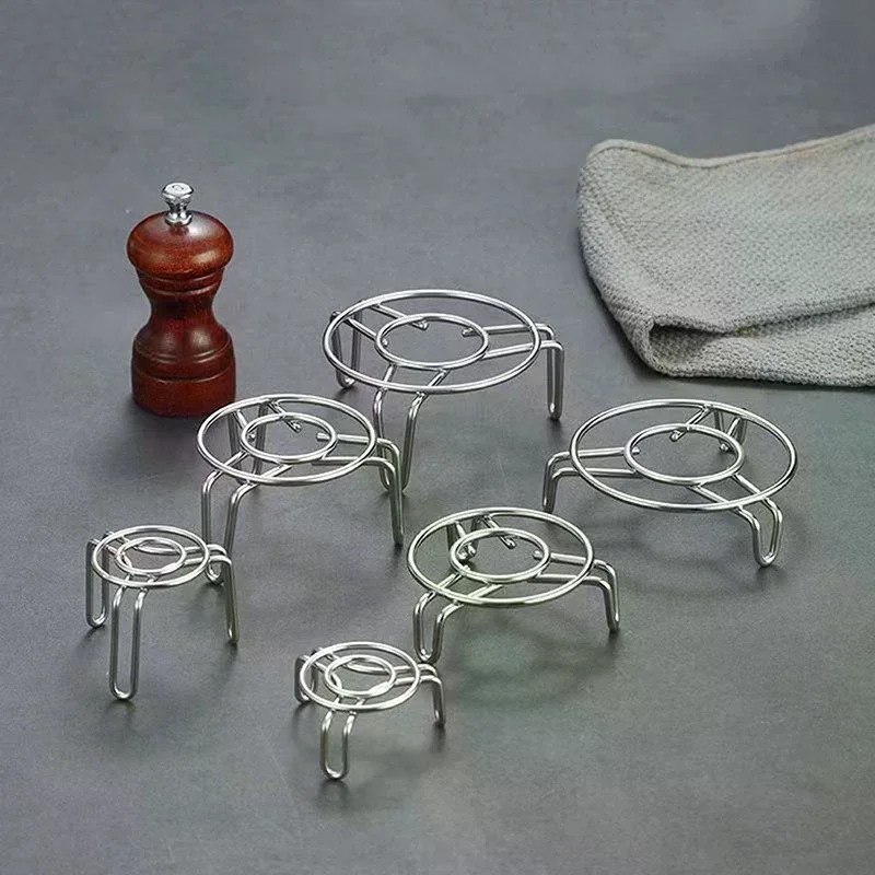[MA]Ultra Mini Steaming Rack Small Stainless Steel Height And Height Small Leg Rack Health Pot Thermos Cup Small Pot Rack 3size