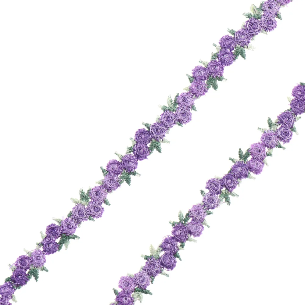 

Clothes Accessories Wedding Dress Polyester Ribbons Fabric Trim Flower Lace Trim Embroidered Water soluble