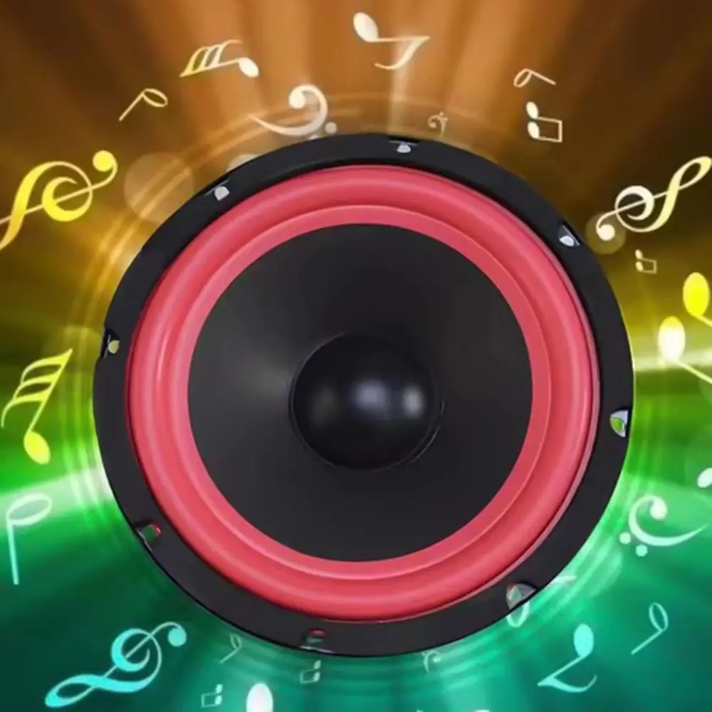 

4 Ohms Car Speakers Magnetic Non-deforming Full Range Speaker Woofer Durable Coaxial Subwoofer Multimedia System