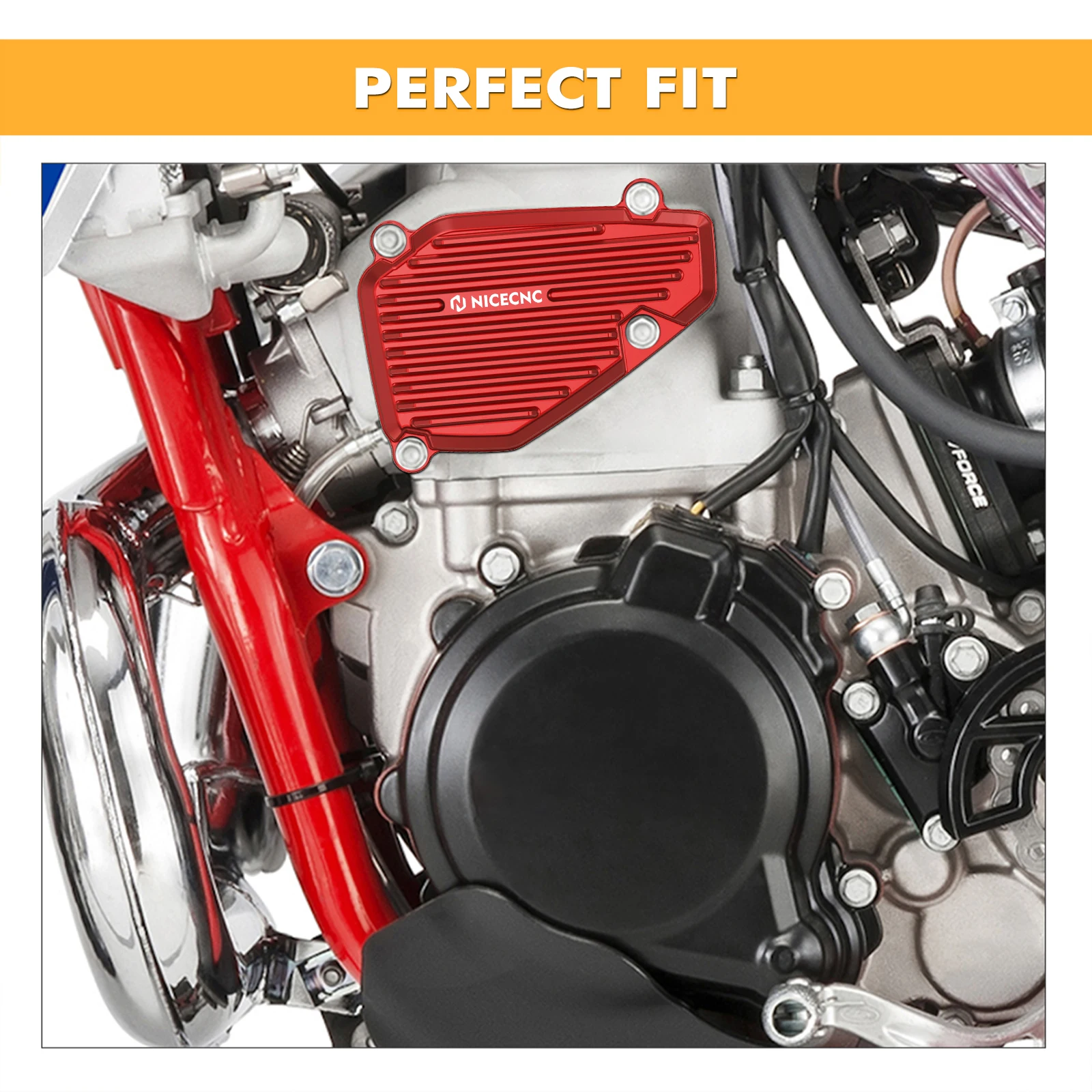 NICECNC For BETA XTRAINER 300 2013-2024 Power Valve Cover RR 300 RR 250 XTRAINER 250 13-24 6061-T6 Aluminum Alloy Motorcycle