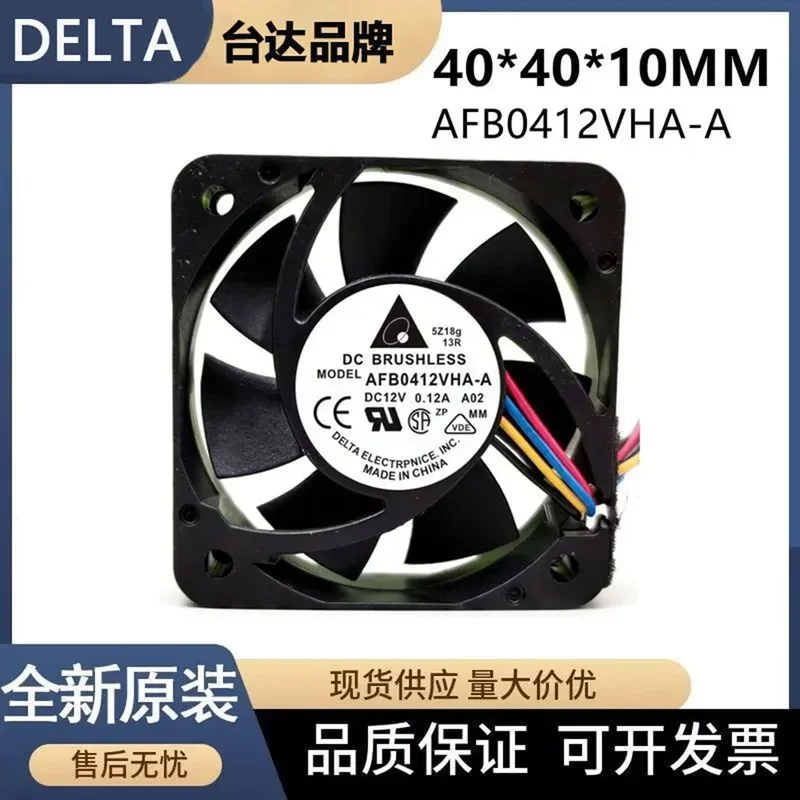 for Delta AFB0412VHA-A Original 4010 12V 0.12A Double Ball Silent 4cm System Cooling Fan