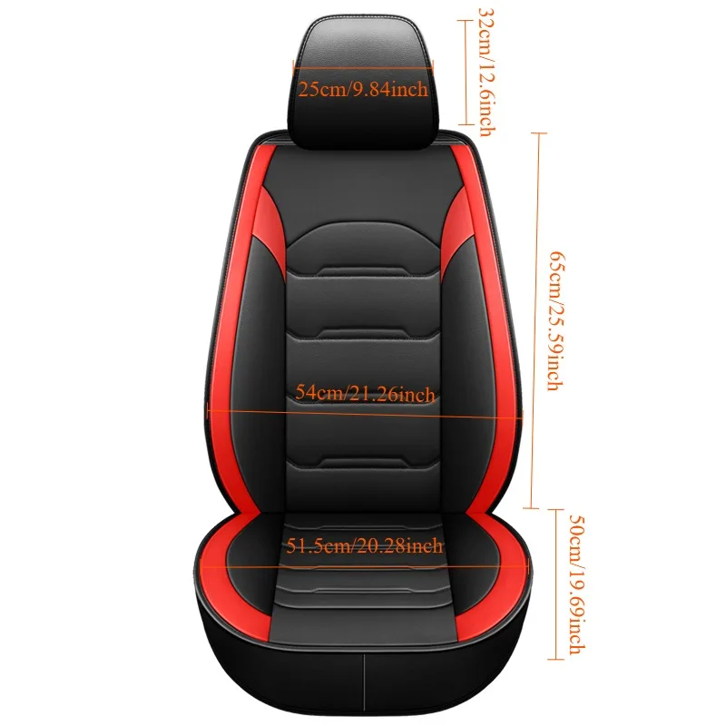 

Car seat covers Chevrolet Cruze Onix Sonic Captiva Orlando Sail Cobalt Malibu pu leather car front seat covers