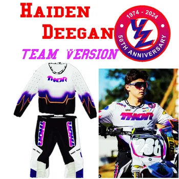 Haiden Deegean Team Motocross Gear Set Off Road Moto Odzież Dirt Bike Race Kombinezon motocyklowy Top Zestaw Motocross