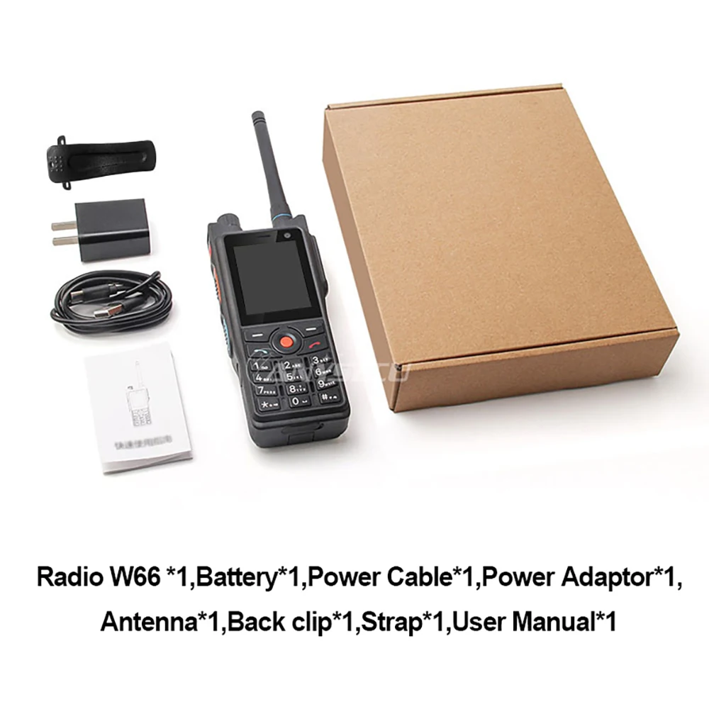 2025 NEW Walkie Talkie GPS 4G W66 UHF400-470MHz Dual Mode POC+DMR IP68 Explosion proof For Realptt Zello BT-V4.0 NFC Wi-Fi