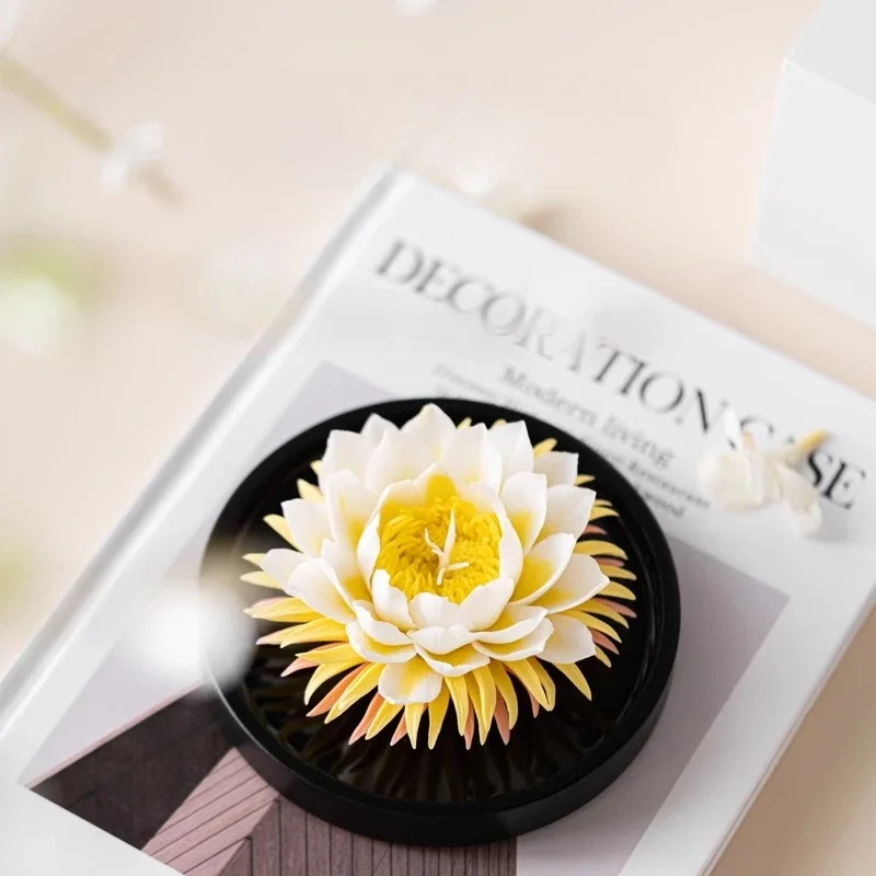 

Intangible Cultural Heritage Ceramic Flower Aromatherapy Gift Box, Epiphyllum Niche Premium Sense Souvenir