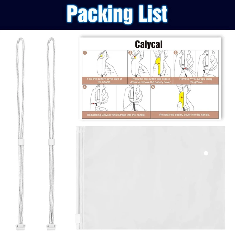 Adjustable Wrist Straps for 3/3S - & Secure Controller Hand Straps for Easy Installation-DT30
