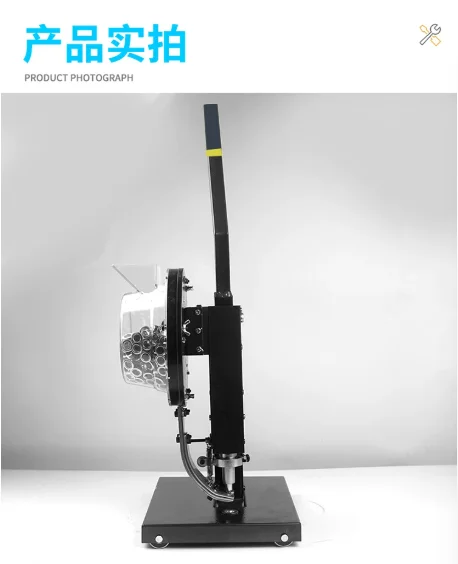 Semi-Automatic 10mm Stainless Steel Eyelet Punching Machine for Flexible Banners, Manual Grommet Press for Post-Processing