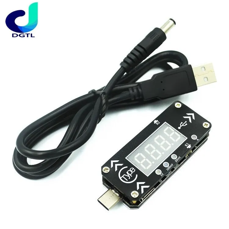 

Type-C PD quick-charging trigger decoy DC digital display voltage ammeter test instrument full protocol PPS