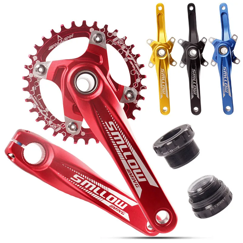 

Bike Crankset 36T MTB BCD104 170mm With Bottom Bicycle Crankset Aluminum Alloy MTB Crank Bike Accessories