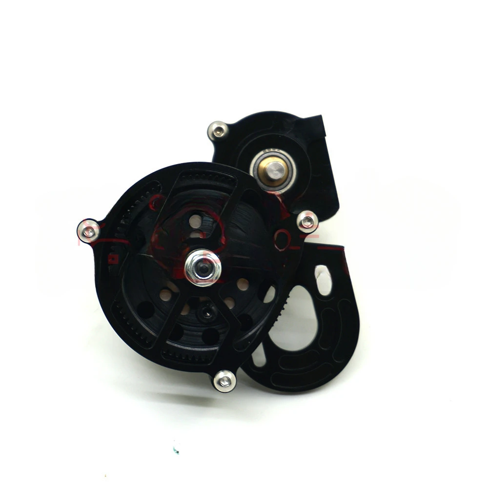 

Black aluminum inverted gearbox SCX10-reverse gearbox for tracks