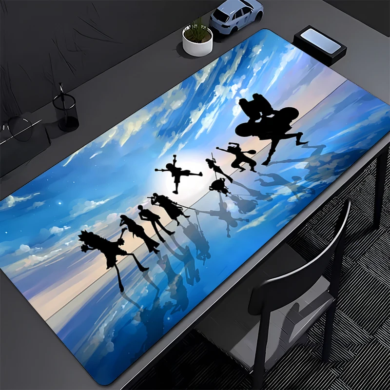 Une pièce tapis de souris nouveaux tapis de souris clavier tapis de souris Gamer doux bureau tapis tapis de Table bureau PC tapis Anime grand tapis de souris