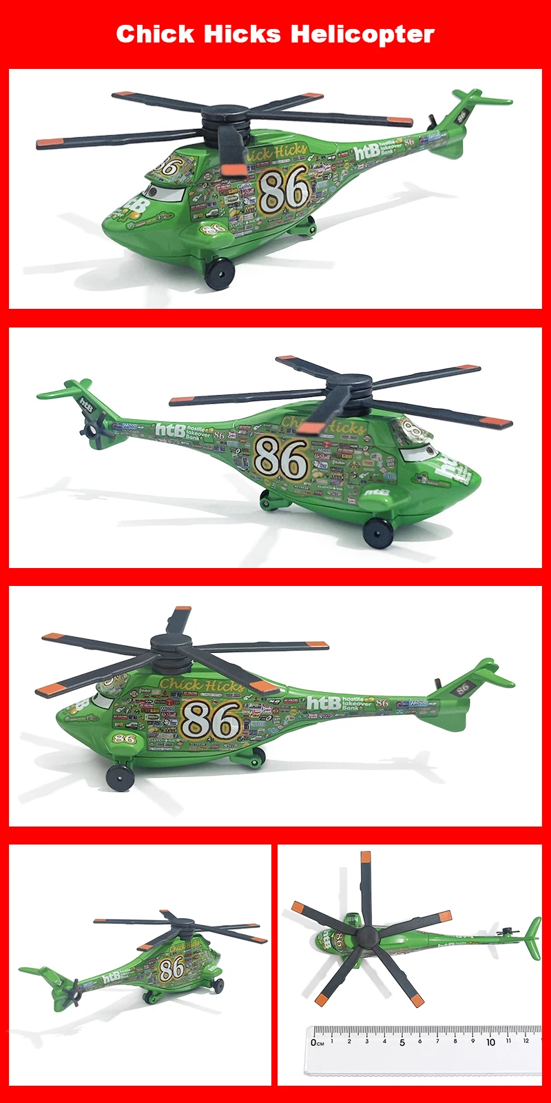 Cars Gold Galvanisierung Car King 43 Anime Figur Strip Weathers 1/55 Metall-Druckguss Dinoco Rennspielzeug Kindergeschenke – Detail 37