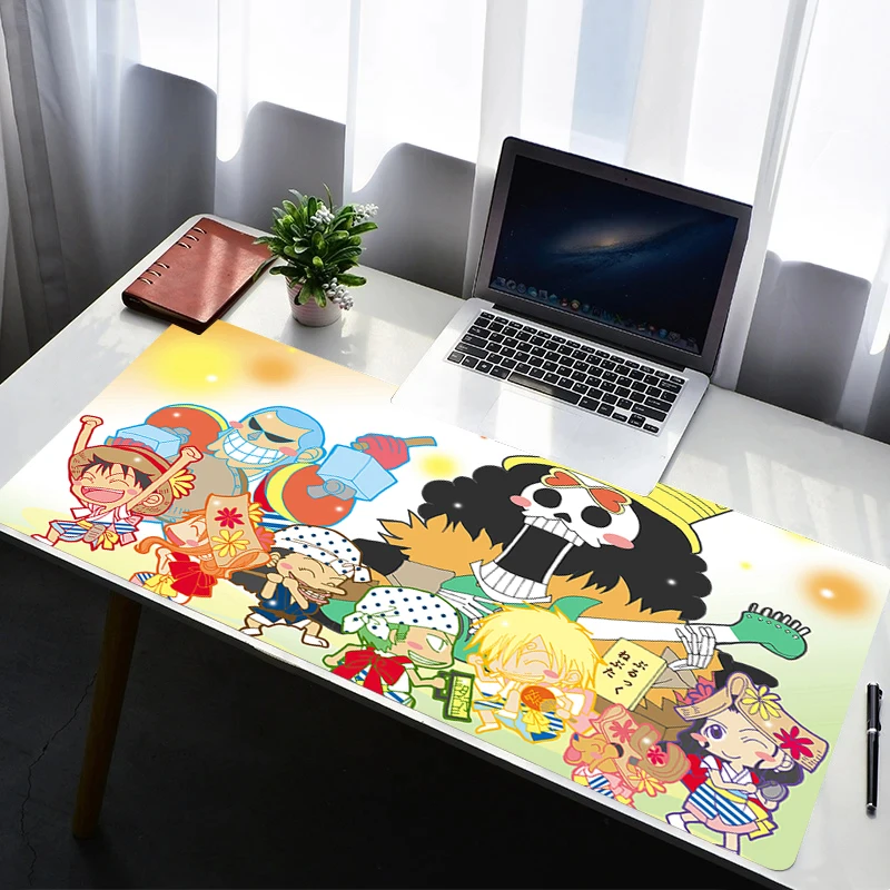 

Mouse Pad PC Non Slip Rubber Mousepad Laptop Gamer Cabinet HD Keyboard Pad Office Computer One Piece Brook Gaming Desk Mouse Mat