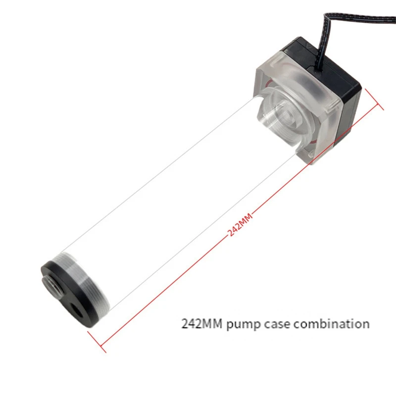 XH500B PC مضخة وخزان المياه رفع متكامل 3.5 متر تدفق 550L مبرد مياه الكمبيوتر المدمج في إزالة الرغوة 242 مللي متر