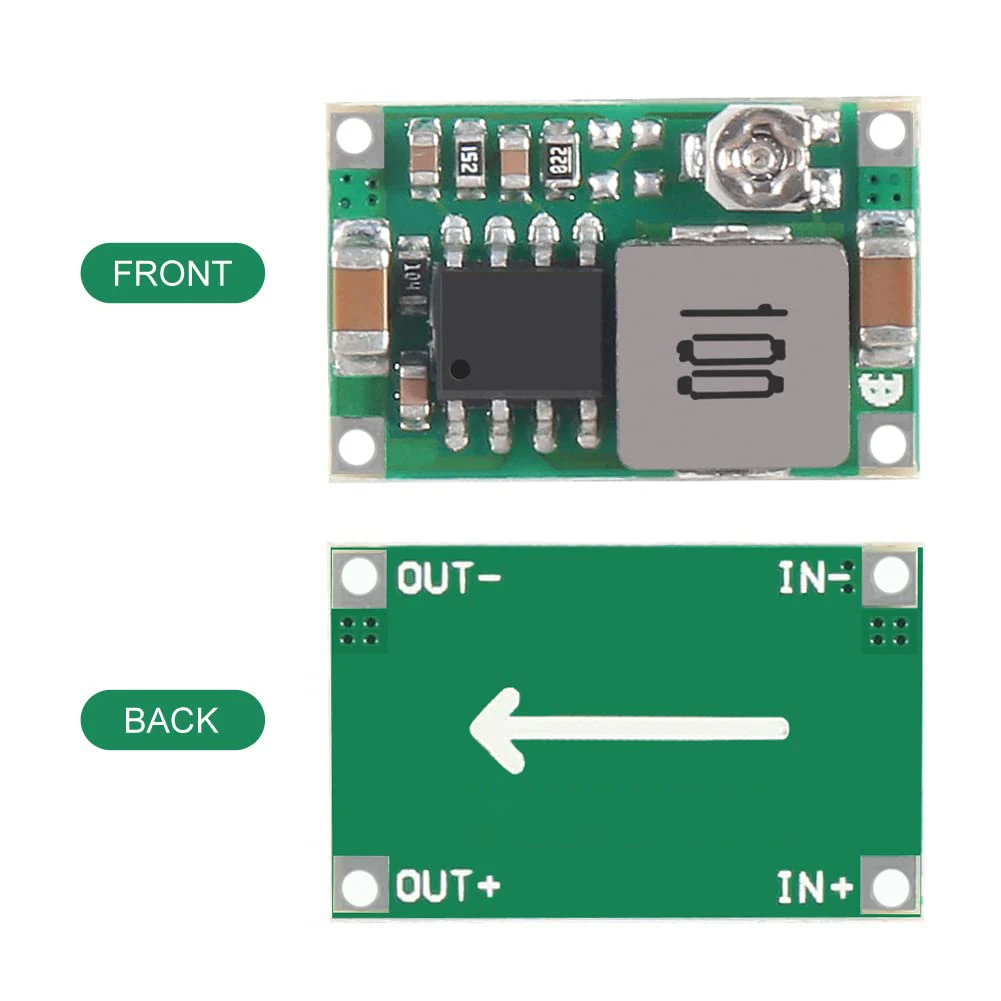 20pcs DC DC Adjustable Voltage Converter Modules Non Isolated Design Input Range 4 75V 23V to Output Range 1V 17V