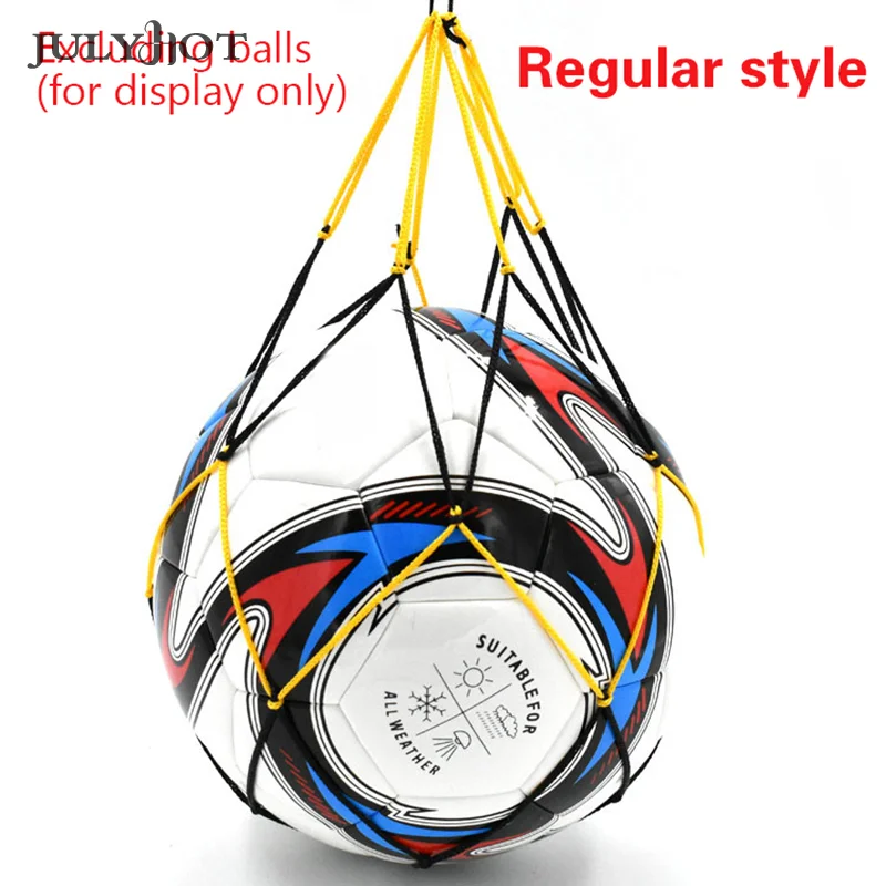 Fußball netz Tasche Nylon Fett Lagerung Einzel ball tragen tragbare Ausrüstung Outdoor-Sport Fußball Basketball Volleyball