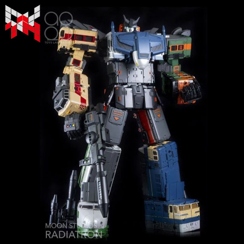 

Children's toy transforming robot Raiden MS 01-06 Dark Night Ice Field Iron Fist Moon Flash Green Land Cold Peak Aurora