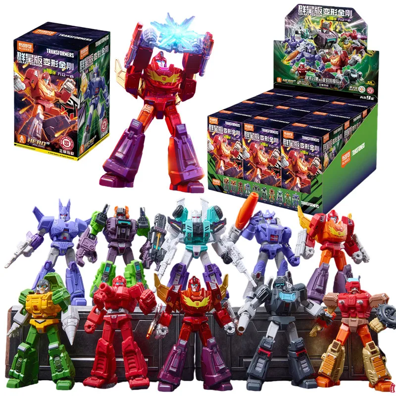 Blokees Transformer Toys Galaxy Version 10 Rodimus Prime Hot Rod Scorponok Sixshot Brawn Cyclonus Galvatron Action Figures