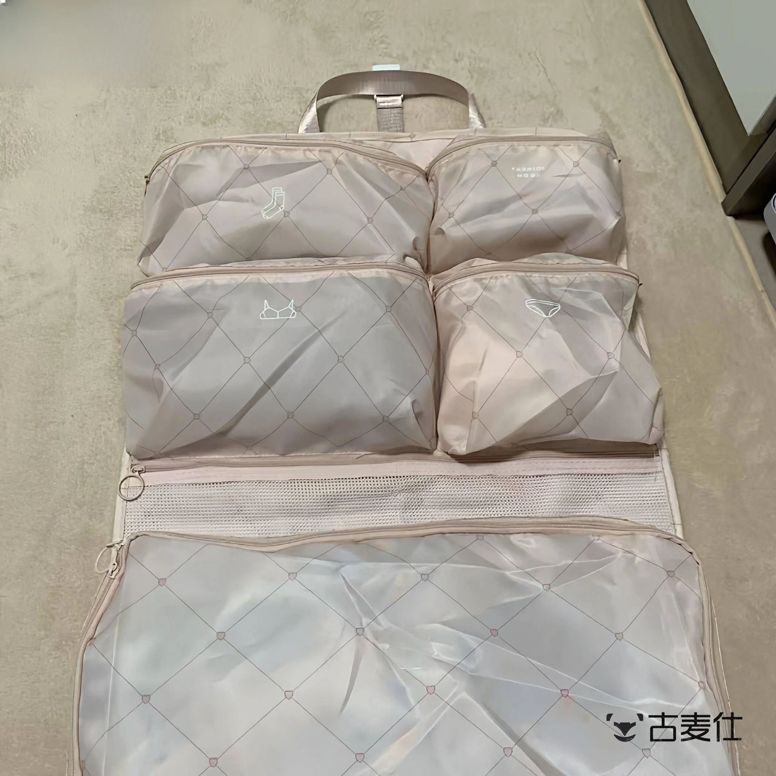Travel Hanging Storage Bag Portable Underwear Socks Organizer Large Capacity Business Trip Hanging Bag for Easy Storage