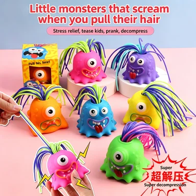 brinquedo-antiestresse-viral-monstro-gritante-para-puxar-cabelos-para-criancas