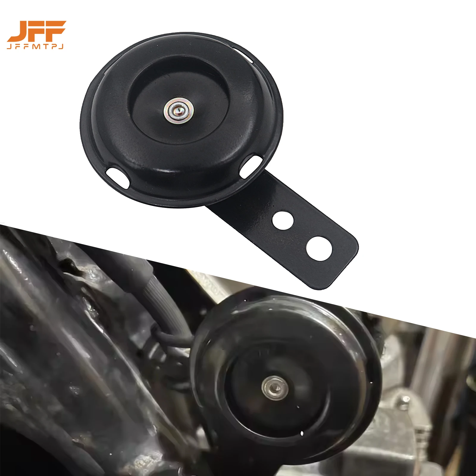 12V high volume 105 decibels original motorcycle horn universal electric motorcycle horn black