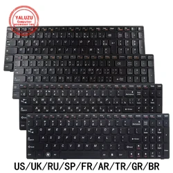 US/UK/RU/SP/FR/AR/TR/GR/BR Laptop Keyboard For Lenovo IdeaPad G560/A G560L G565/A G570/A G575/GX/GL G770 G780 Z560/A/G Z565