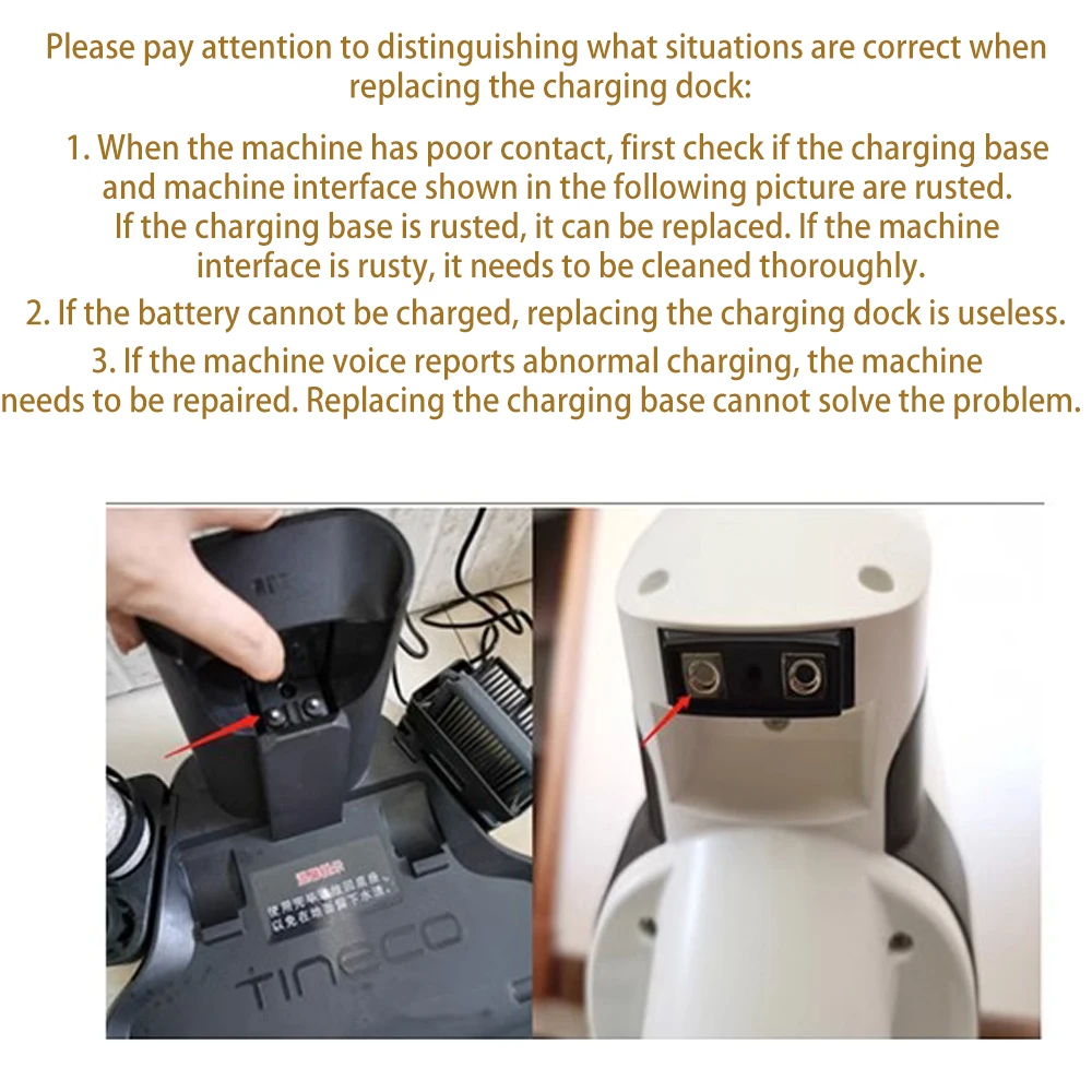 Dla Tineco Floor One S5 COMBO części zamienne oryginalna ładowarka podstawa ładująca stacja dokująca akcesoria do odkurzaczy robotycznych