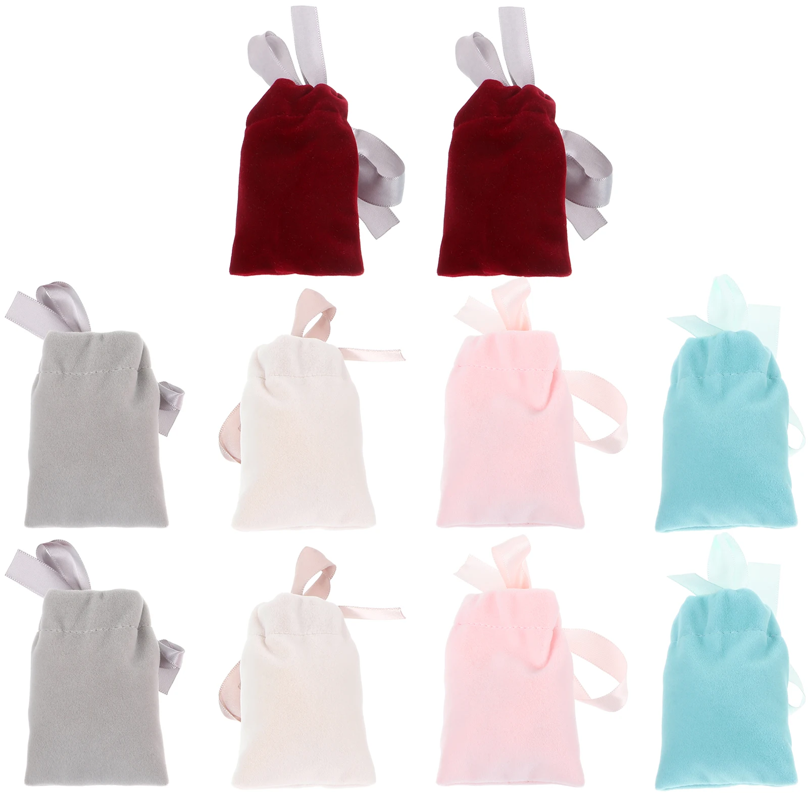 10Pcs Gift Packaging Bags Comfortable Wear-Resistant Storage Pouches Ideal for Gifts Weddings Jewelry Convenient Use