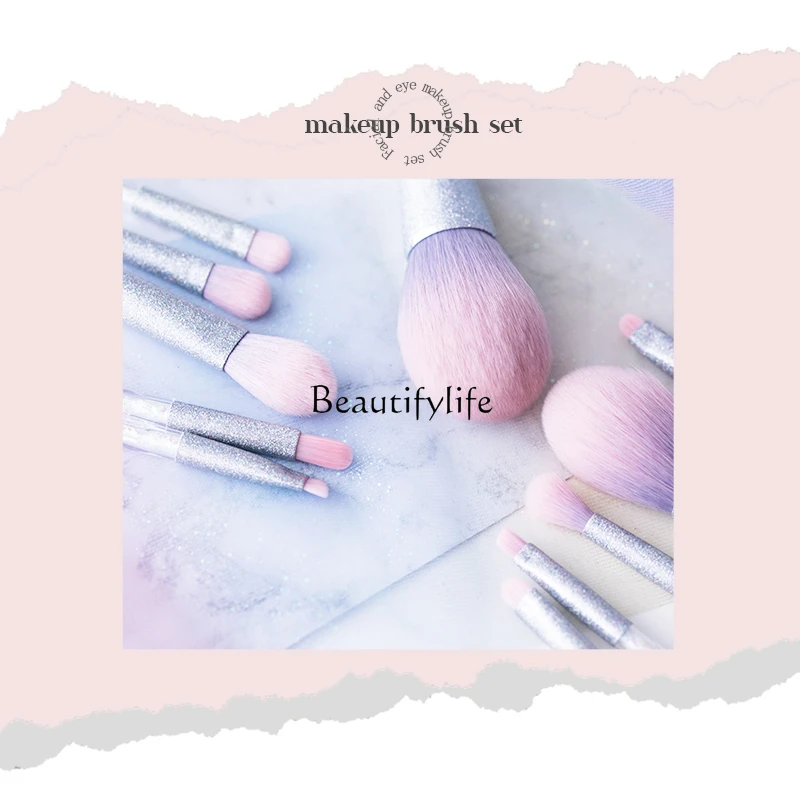 Unicorn Makeup Brush Suit Eye Shadow Face Powder Repair Blush Brush