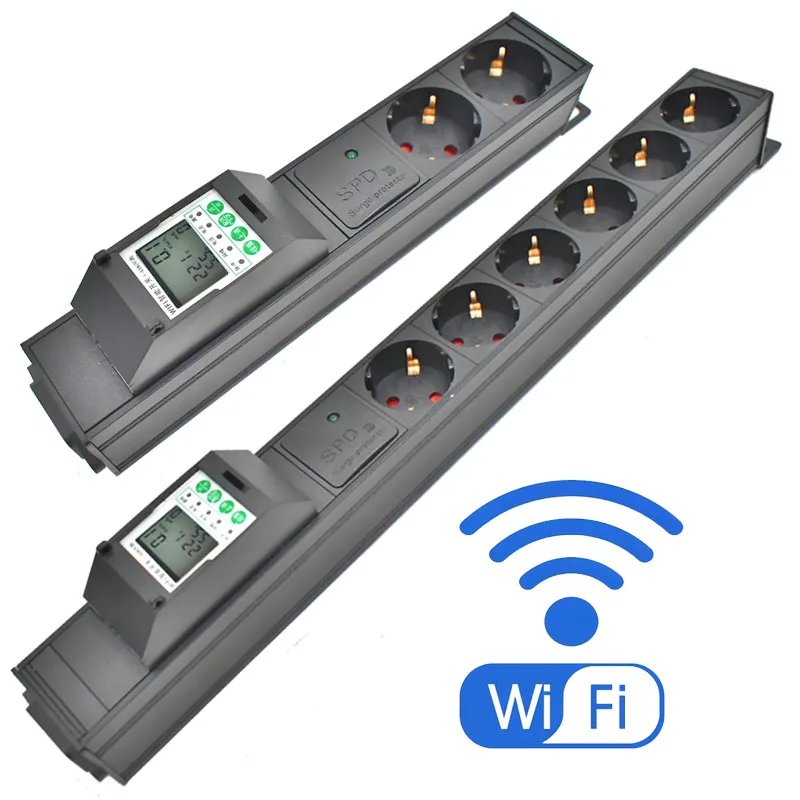 

Сетевой блок распределения питания STRIDER RUI C14 с портом tuya и поддержкой приложения